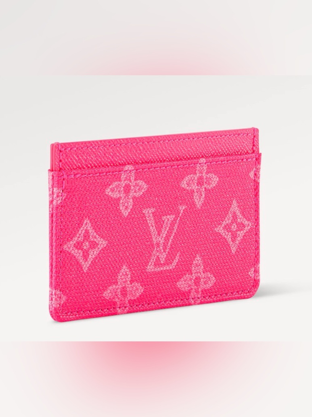 Louis Vuitton Pink Monogram Card Holder, BRAND NEW